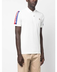 weißes Polohemd von Moncler