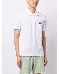 weißes Polohemd von Lacoste