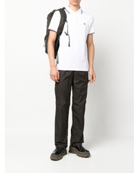 weißes Polohemd von Moncler