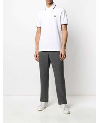 weißes Polohemd von Fred Perry