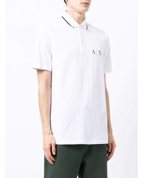 weißes Polohemd von Armani Exchange