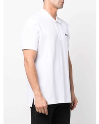 weißes Polohemd von Moschino