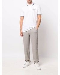 weißes Polohemd von Emporio Armani