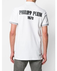 weißes Polohemd von Philipp Plein