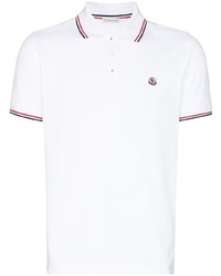 weißes Polohemd von Moncler