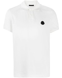 weißes Polohemd von Moncler