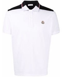 weißes Polohemd von Moncler