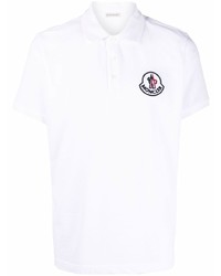 weißes Polohemd von Moncler