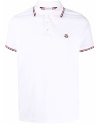 weißes Polohemd von Moncler