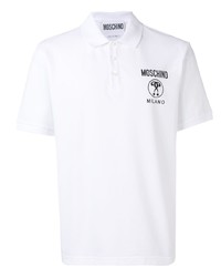 weißes Polohemd von Moschino