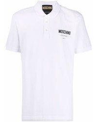 weißes Polohemd von Moschino