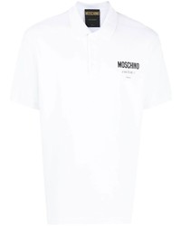 weißes Polohemd von Moschino