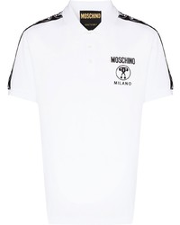 weißes Polohemd von Moschino