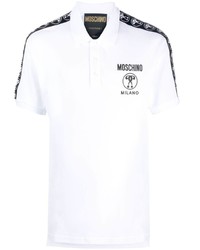 weißes Polohemd von Moschino