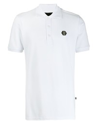 weißes Polohemd von Philipp Plein