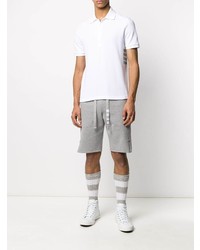 weißes Polohemd von Thom Browne