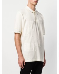weißes Polohemd von Fred Perry X Art Comes First