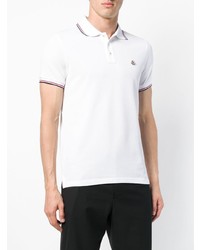 weißes Polohemd von Moncler