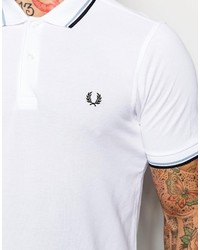 weißes Polohemd von Fred Perry