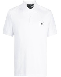 weißes Polohemd von Raf Simons X Fred Perry