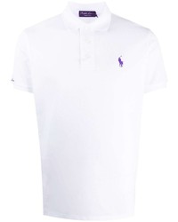 weißes Polohemd von Ralph Lauren Purple Label