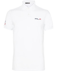 weißes Polohemd von RLX Ralph Lauren