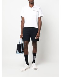 weißes Polohemd von Thom Browne