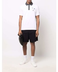 weißes Polohemd von Raf Simons X Fred Perry