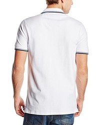 weißes Polohemd von Selected Homme