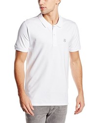 weißes Polohemd von Selected Homme