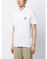 weißes Polohemd von Lacoste