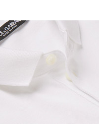 weißes Polohemd von Dolce & Gabbana
