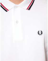 weißes Polohemd von Fred Perry