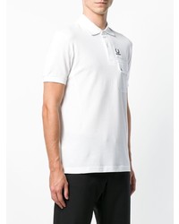 weißes Polohemd von Raf Simons X Fred Perry