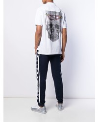 weißes Polohemd von Philipp Plein