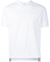 weißes Polohemd von Thom Browne
