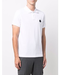 weißes Polohemd von Moncler