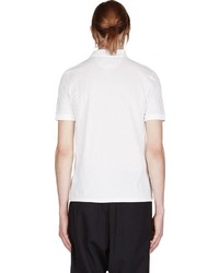 weißes Polohemd von Band Of Outsiders