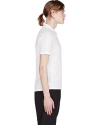 weißes Polohemd von Band Of Outsiders