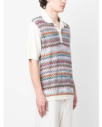 weißes Polohemd von Missoni