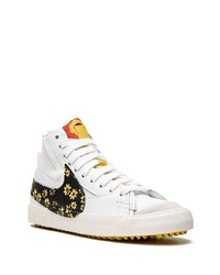 weißes Sakko mit Blumenmuster von Nike