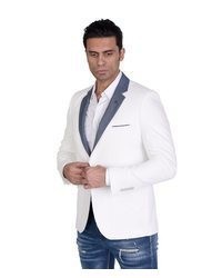 weißes Sakko von Denim Distriqt