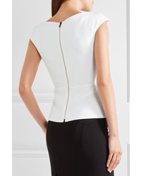 weißes Schößchen-Top von Roland Mouret