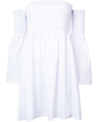 weißes schulterfreies Kleid von Milly