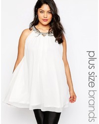 weißes schwingendes Kleid von AX Paris