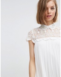 weißes schwingendes Kleid von Asos