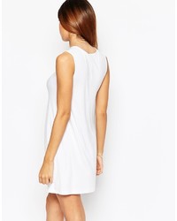 weißes schwingendes Kleid von Asos