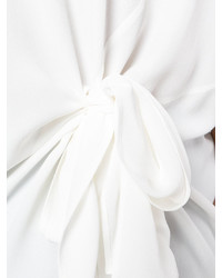 weißes Seide T-shirt von Fabiana Filippi