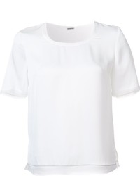 weißes Seide T-shirt von Elie Tahari