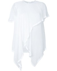 weißes Seide T-shirt von Givenchy